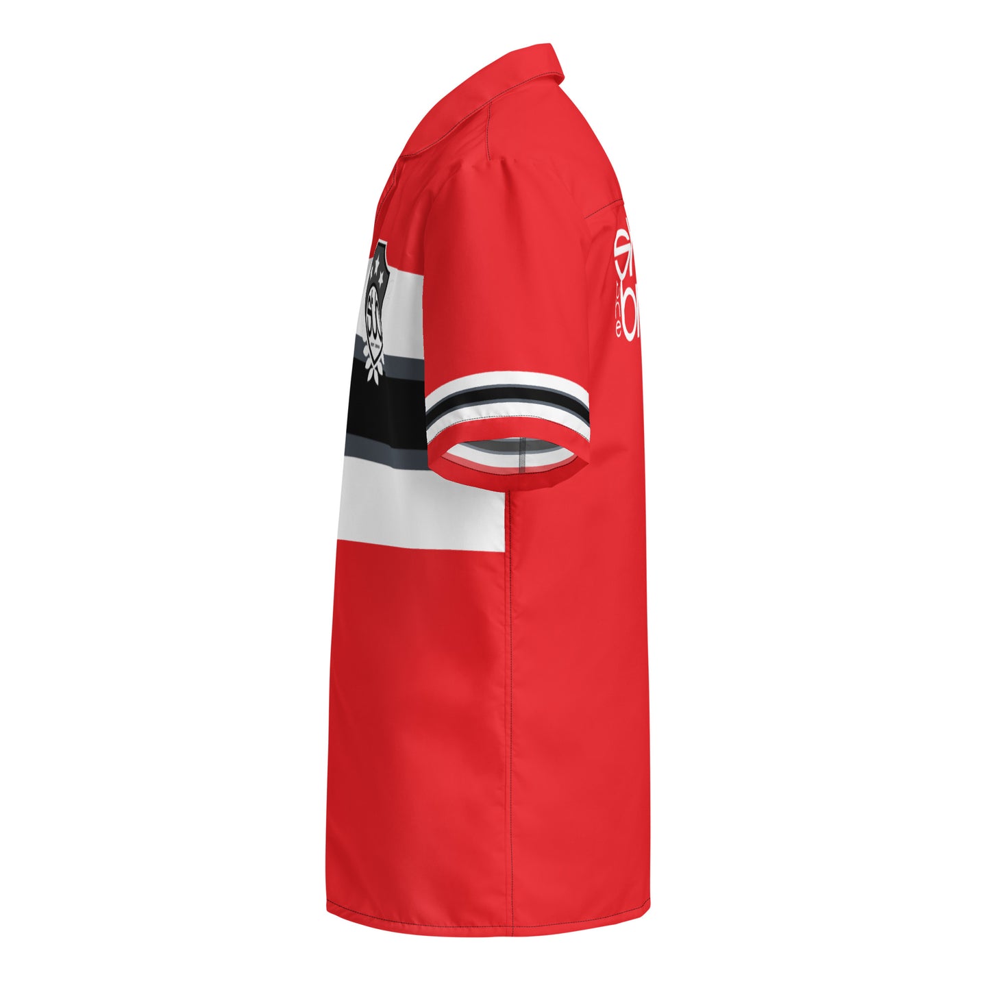 She'va Men's Button Down Shirt (red/white)