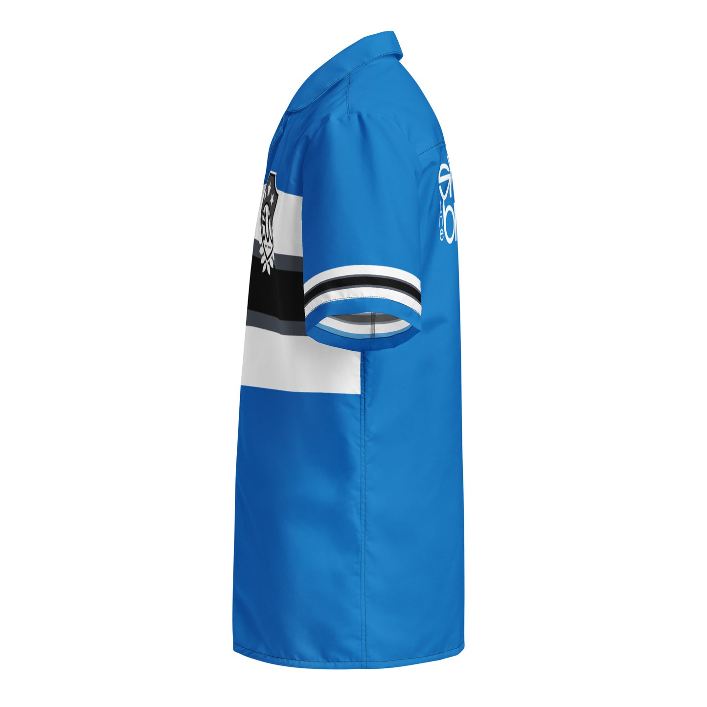 She'va Men's Button Down Shirt (royal/white)