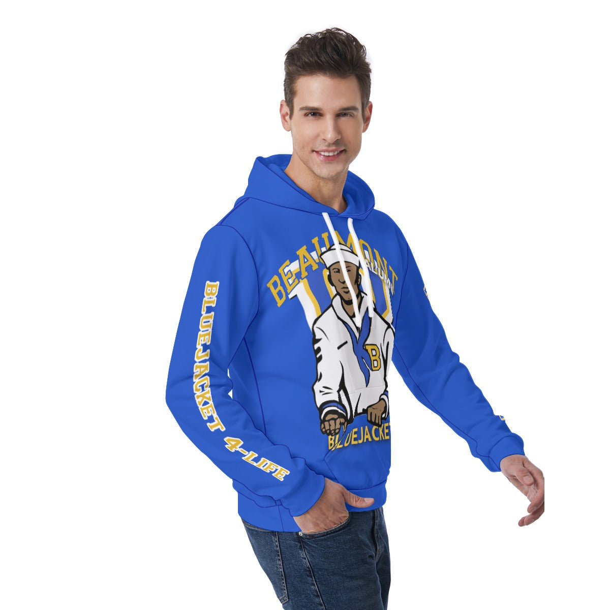 BHS PRIDE Men's Hoodie BLUE * YOU CAN CUSTOMIZE ME *