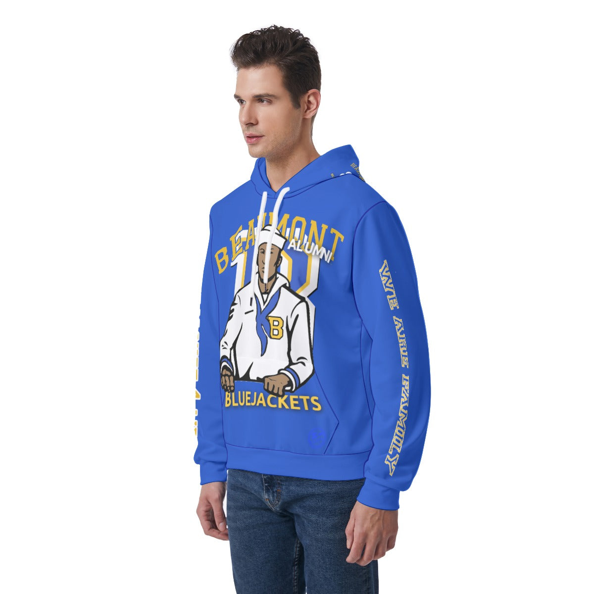BHS PRIDE Men's Hoodie BLUE * YOU CAN CUSTOMIZE ME *