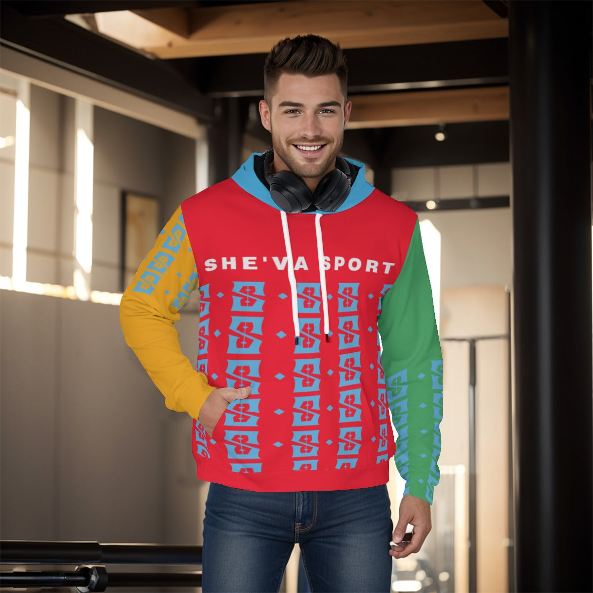 Men's Pullover Hoodie Primary S