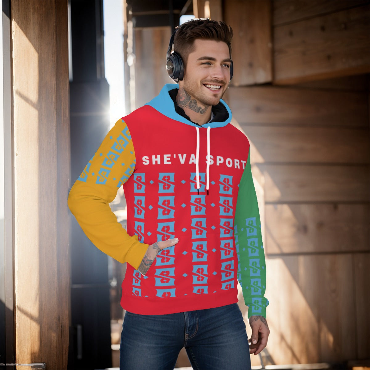 Men's Pullover Hoodie Primary S