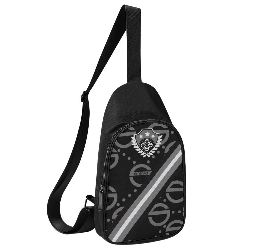 She'va Crest Chest Bag (bla/whi)