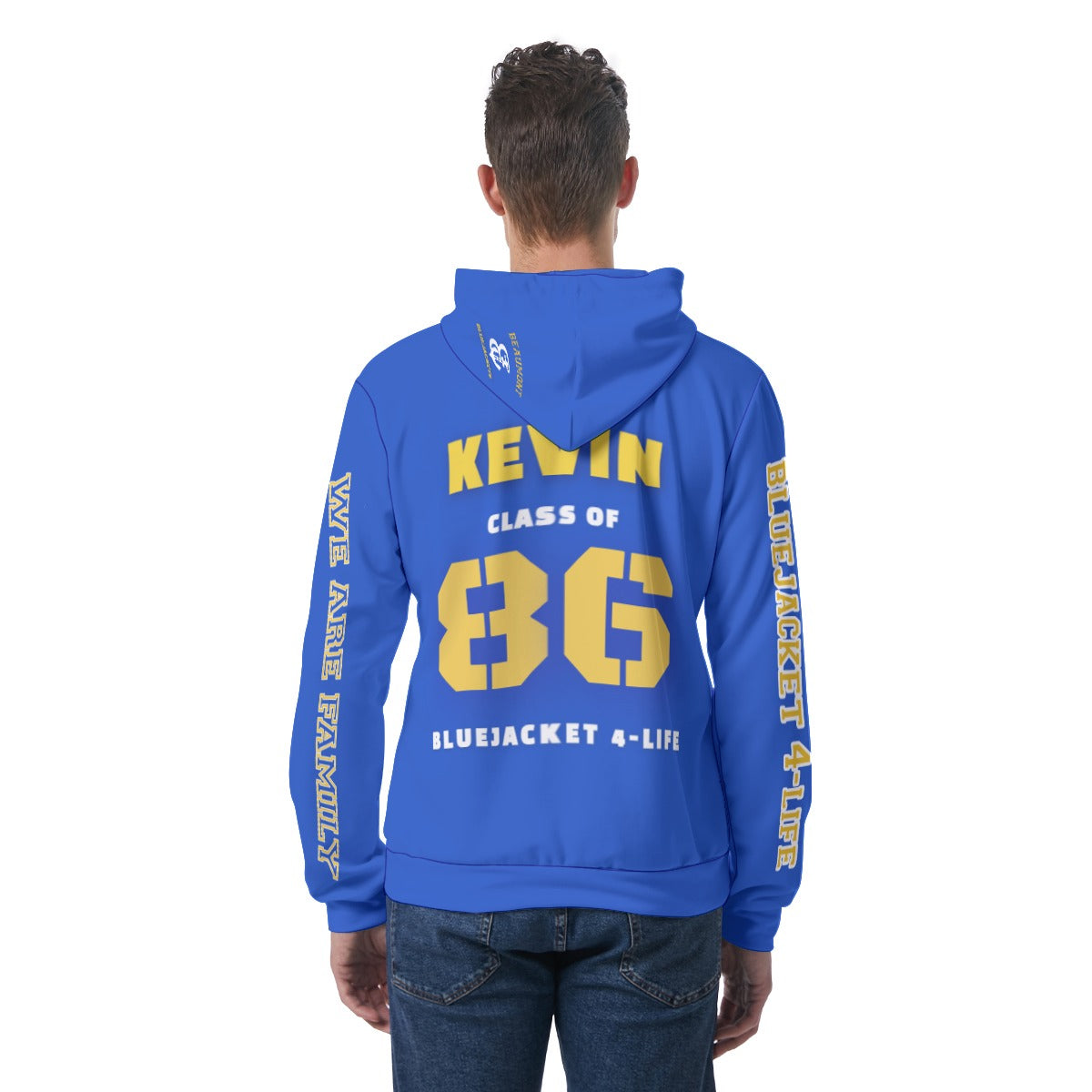 BHS PRIDE Men's Hoodie BLUE * YOU CAN CUSTOMIZE ME *