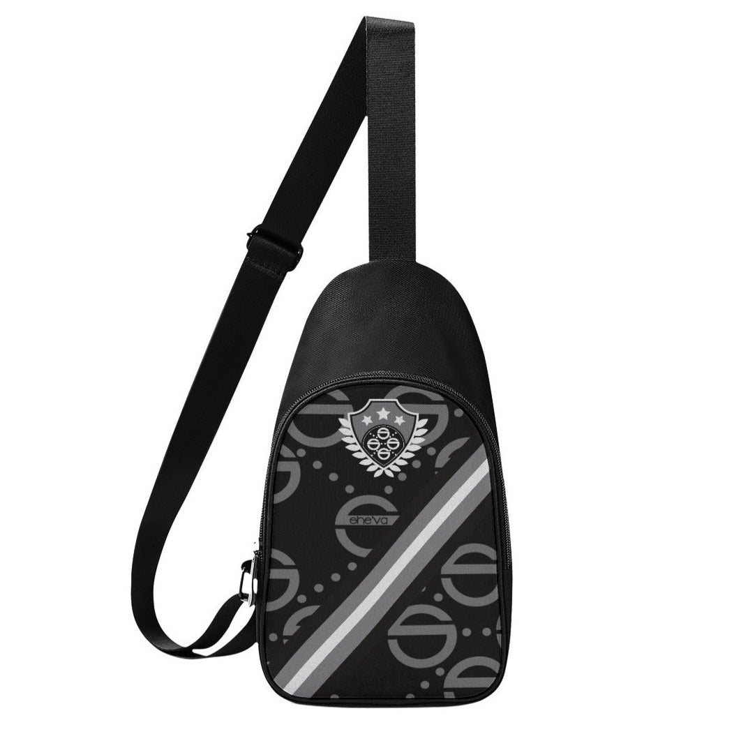 She'va Crest Chest Bag (bla/whi)
