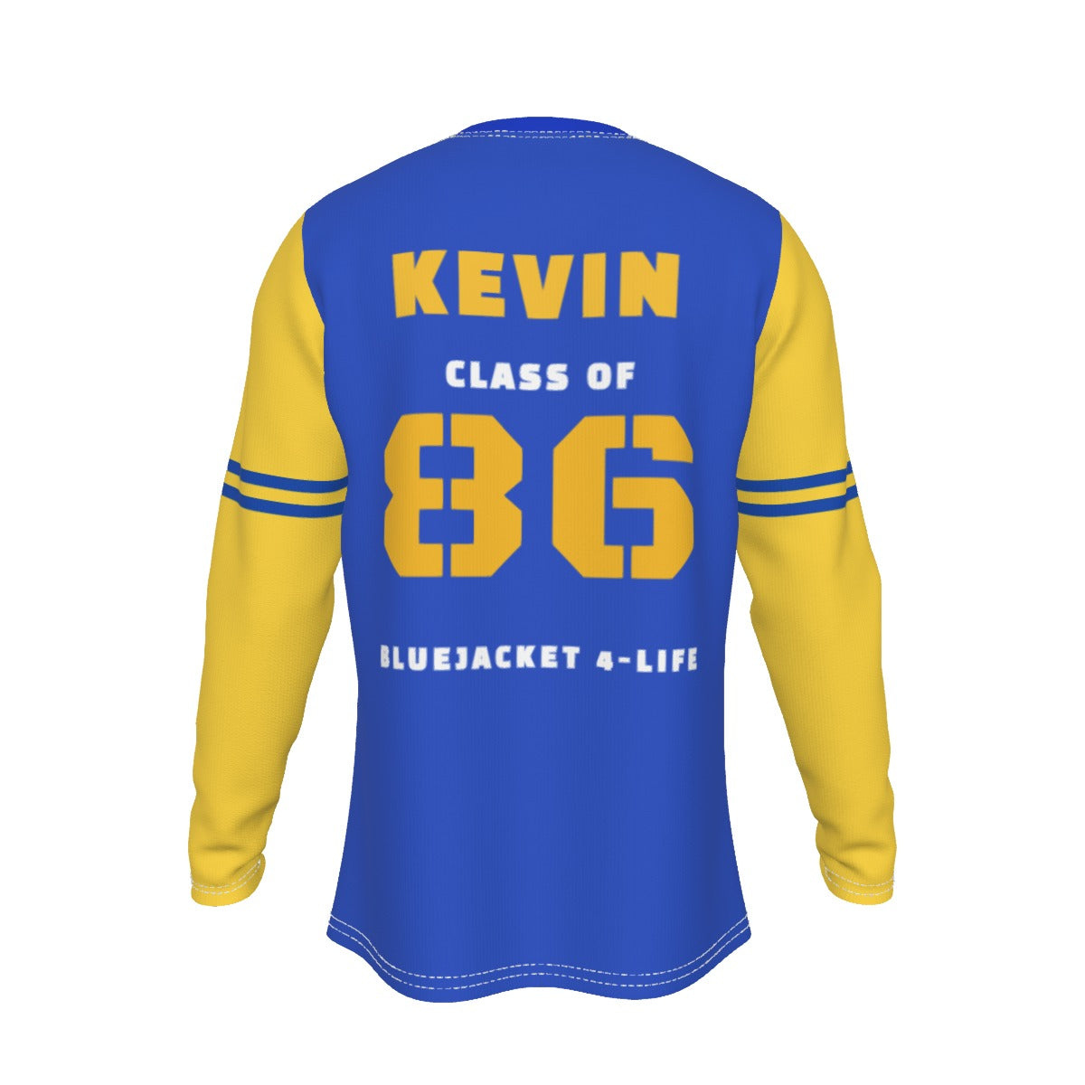 BHS PRIDE Men's LONG SLEEVE TEE BLUE * YOU CAN CUSTOMIZE ME *
