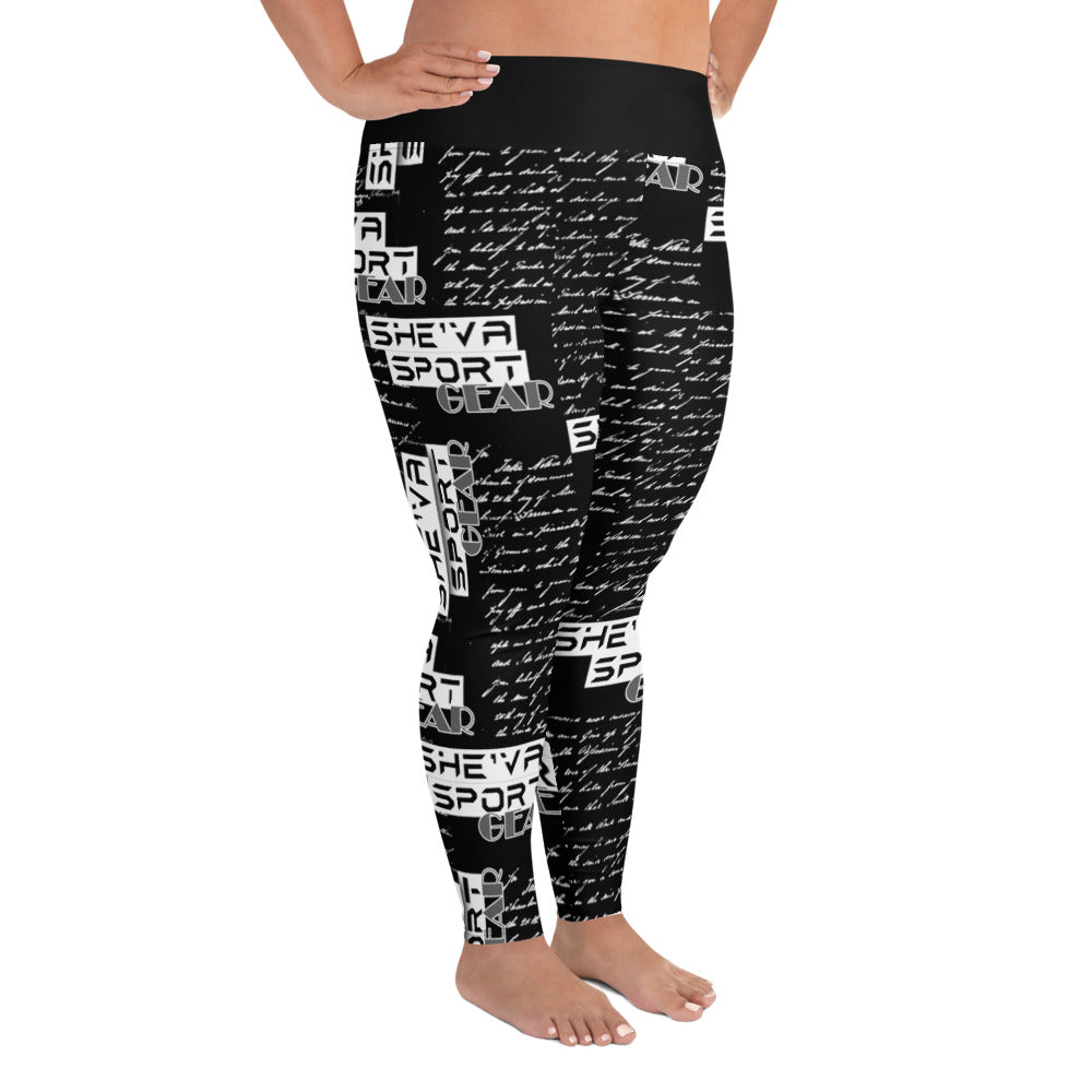 She'va Women's Message Plus Size Leggings