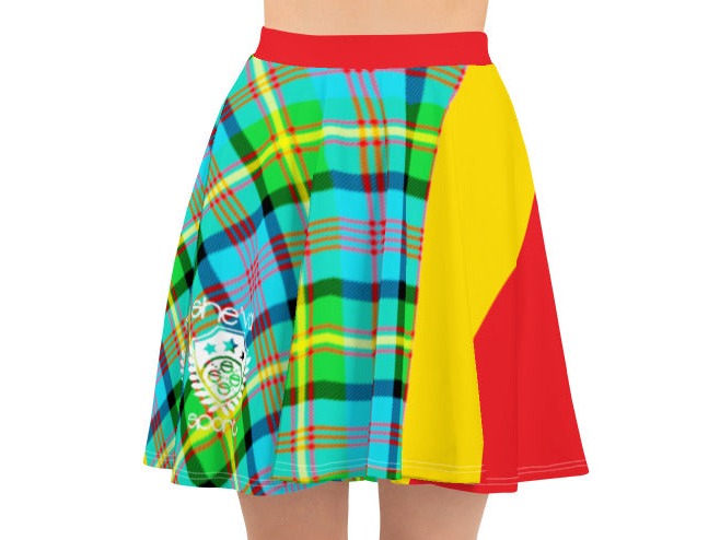 SHE'VA YOUNG GIRLS PLAID Skater Skirt (RTY)