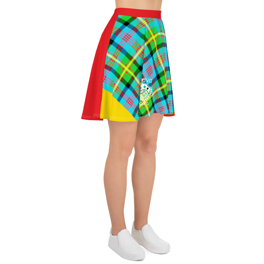 SHE'VA YOUNG GIRLS PLAID Skater Skirt (RTY)