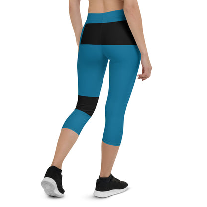 She'va Sport Capri Leggings (blue)