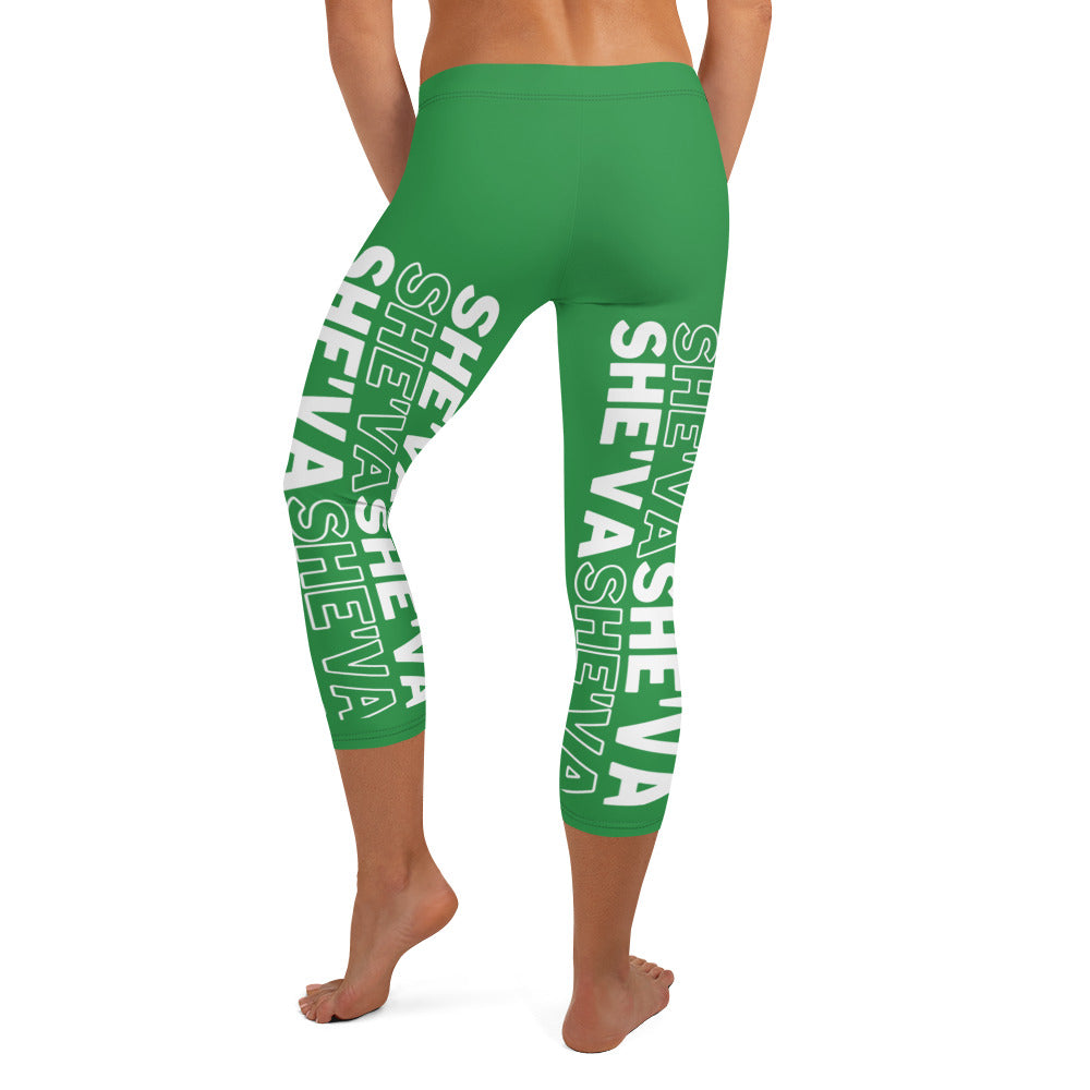 She'va Capri Leggings Green
