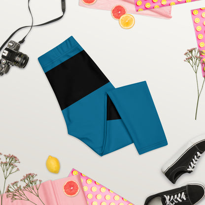 She'va Sport Capri Leggings (blue)