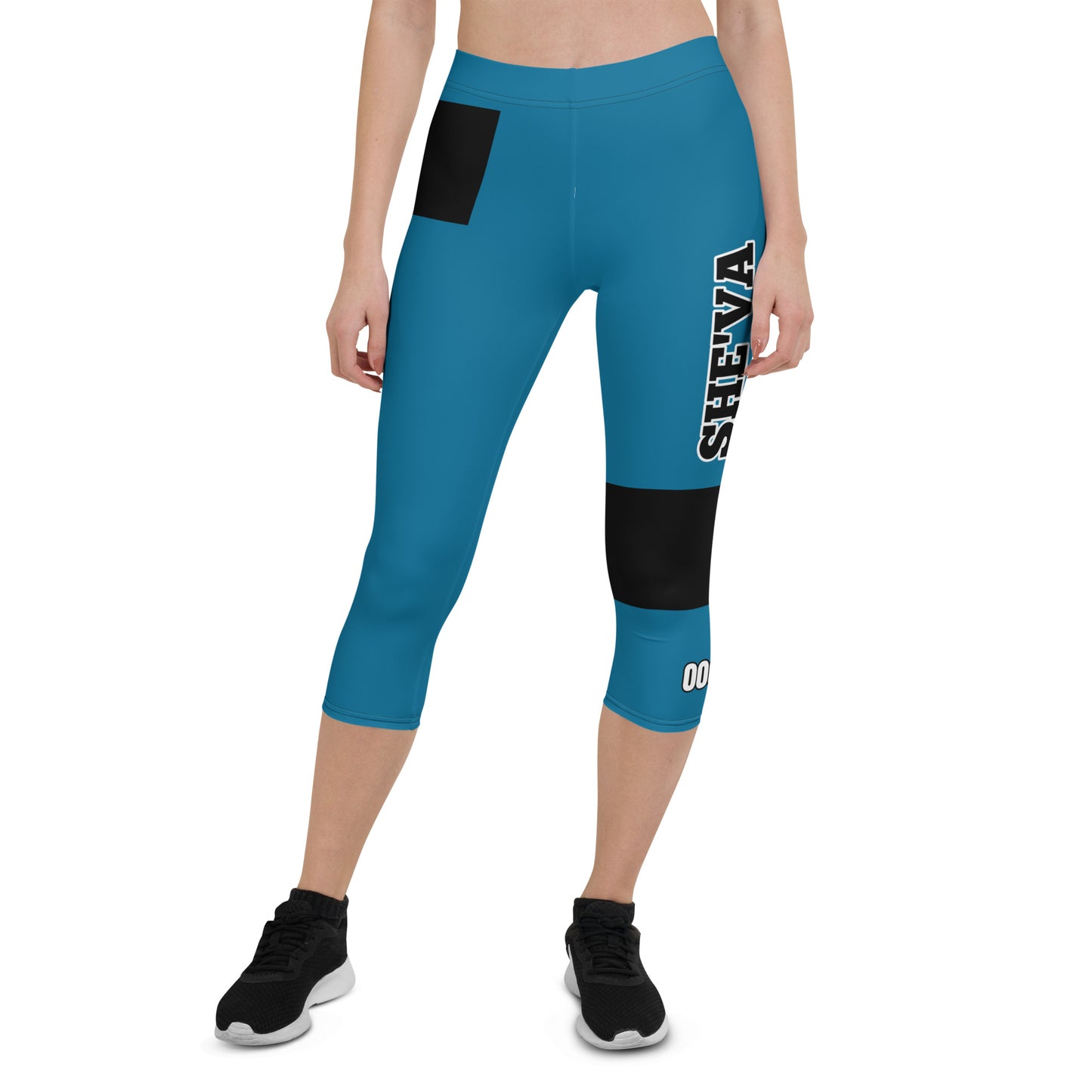 She'va Sport Capri Leggings (blue)