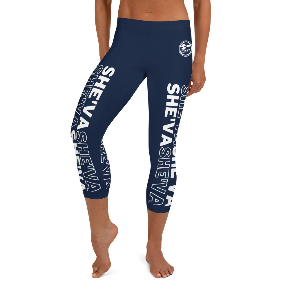 She'va Capri Leggings Navy