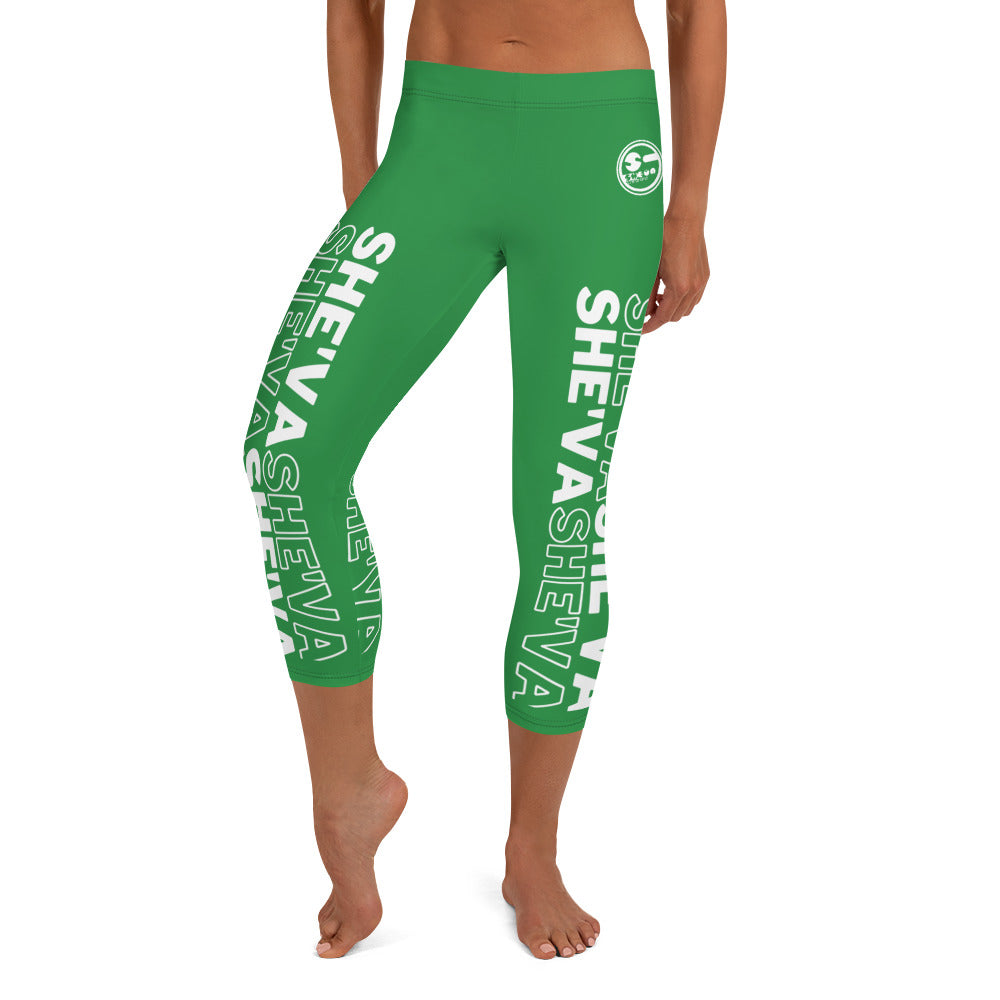 She'va Capri Leggings Green