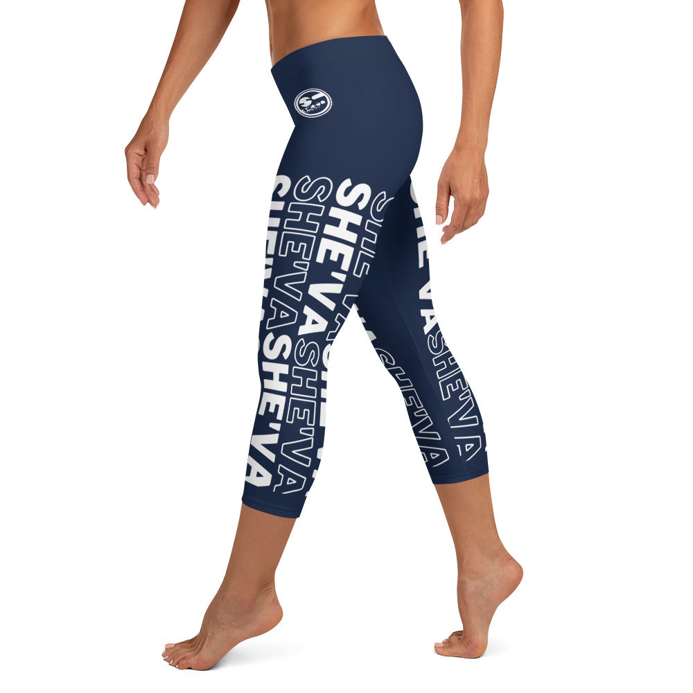She'va Capri Leggings Navy