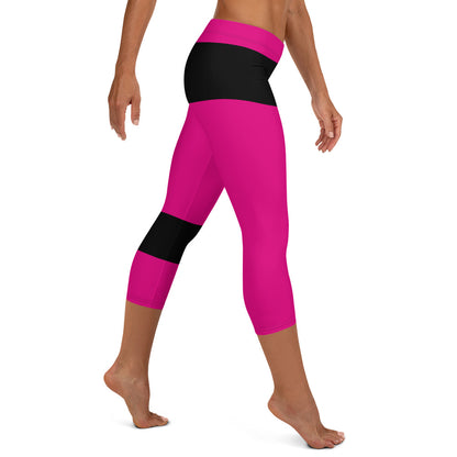 She'va Sport Capri Leggings (pink)