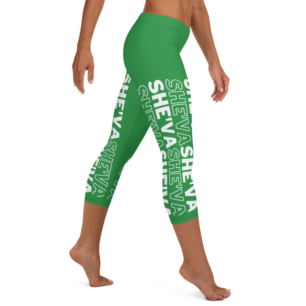 She'va Capri Leggings Green
