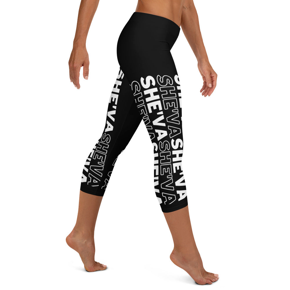 She'va Capri Leggings (black/white)
