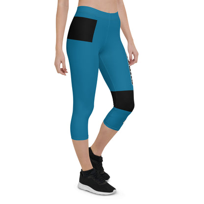 She'va Sport Capri Leggings (blue)