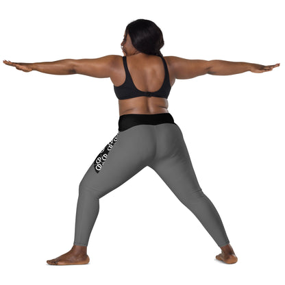 Crossover leggings with pockets (char)
