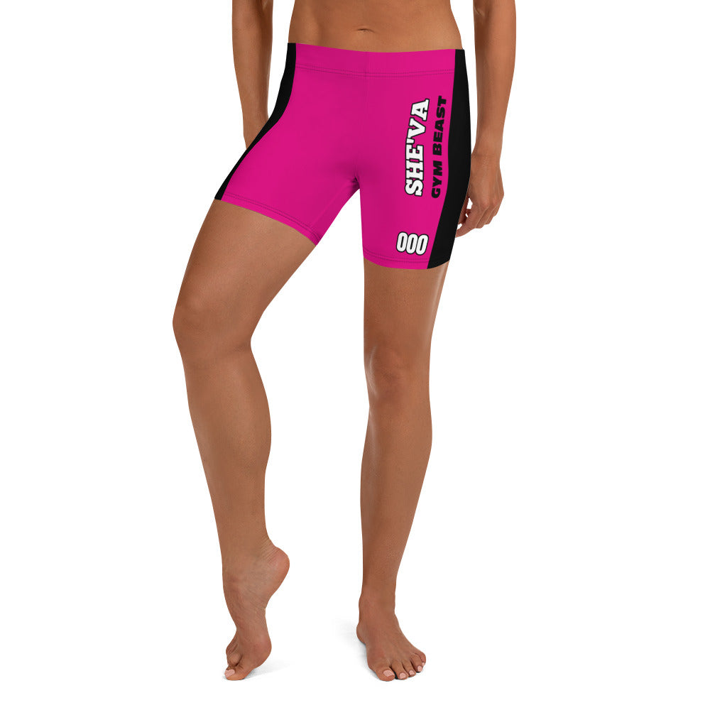 She'va Sport Workout Biker Shorts (pink)