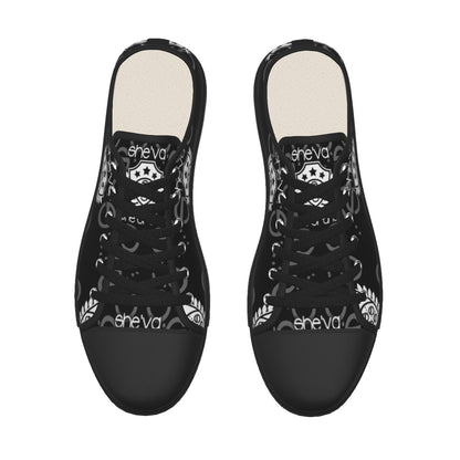 She'va HER Low-cut Canvas Shoes (blk/gry/crest)