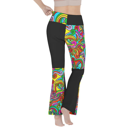 She'va Women's Flare Yoga Pants (col/blk)