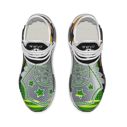 She'va Her Sprint Mesh Sneakers Gre/oran