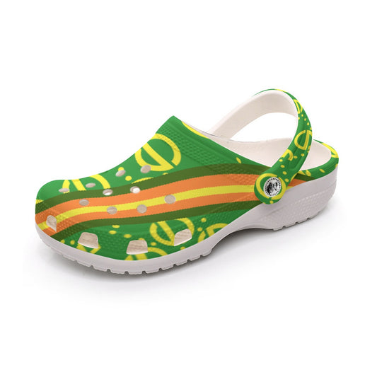 She'va HIS ILIVE Clogs (yel/gre/ora)