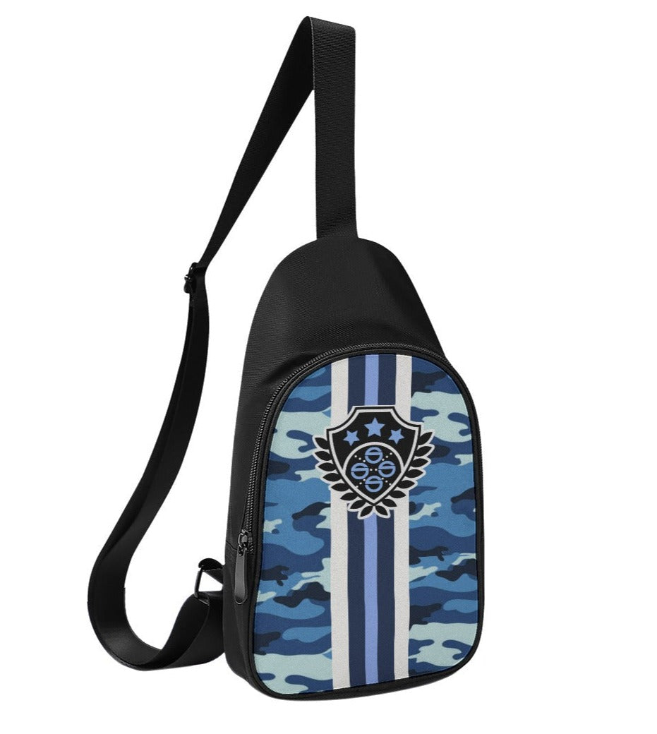 She'va Crest Chest Bag (blu/camo)