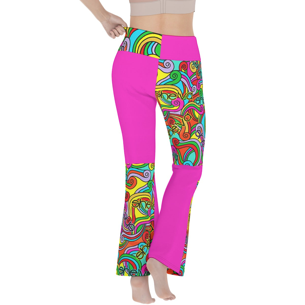 She'va Women's Flare Yoga Pants (col/hotp)