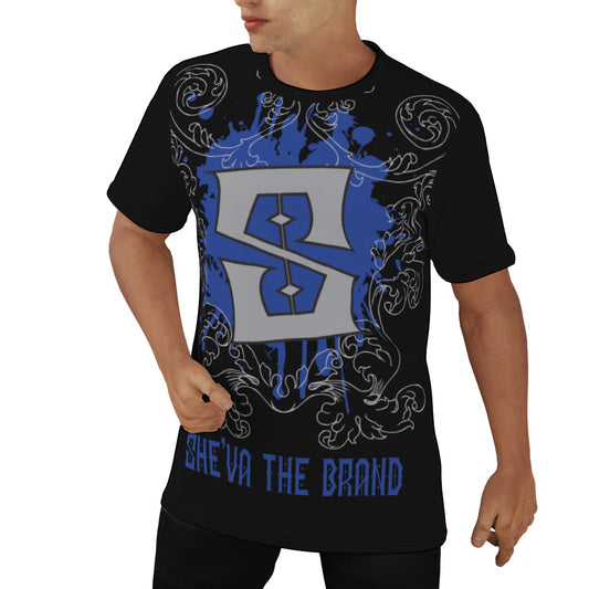 She'va Men's Basic O-Neck T-Shirt (blk/blu/gry)