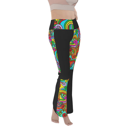 She'va Women's Flare Yoga Pants (col/blk)