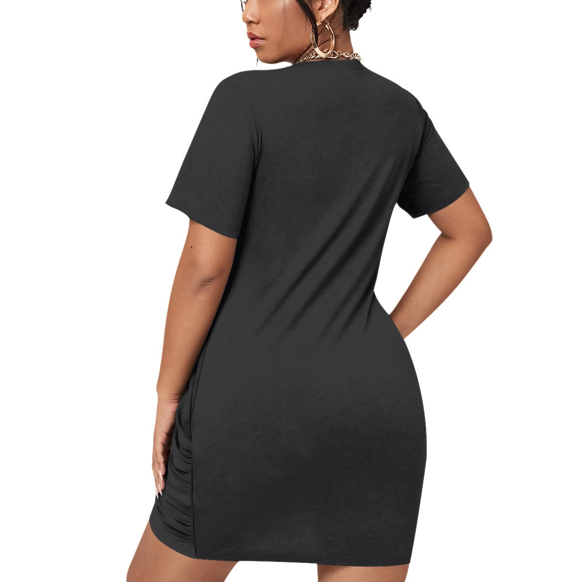 She'va Ai Couture Stacked Hem Top/Dress  (Misty) L-5XL