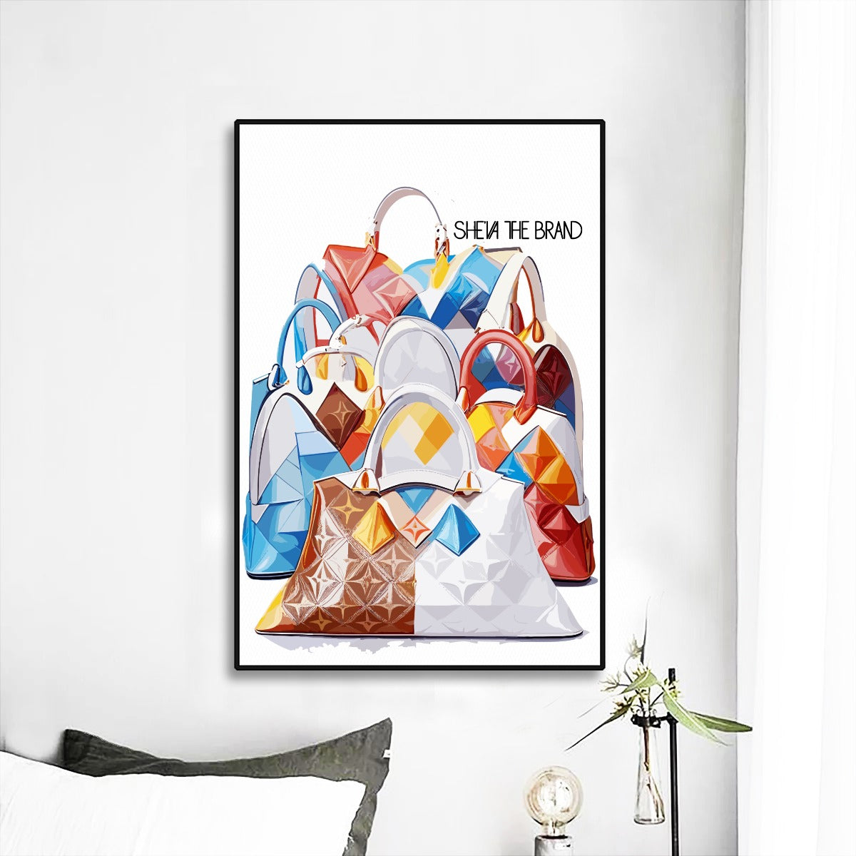 She'va Black Frame Mural Art HB 2