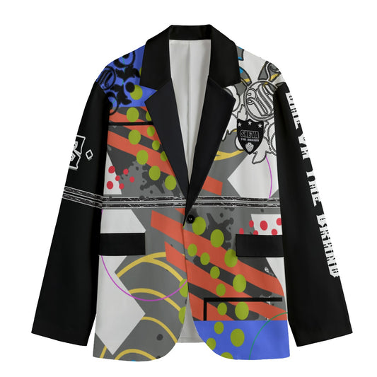 She'va Obnoxious Unisex Flat Lapel Collar (POP*Off Blazer ) DOT (1)