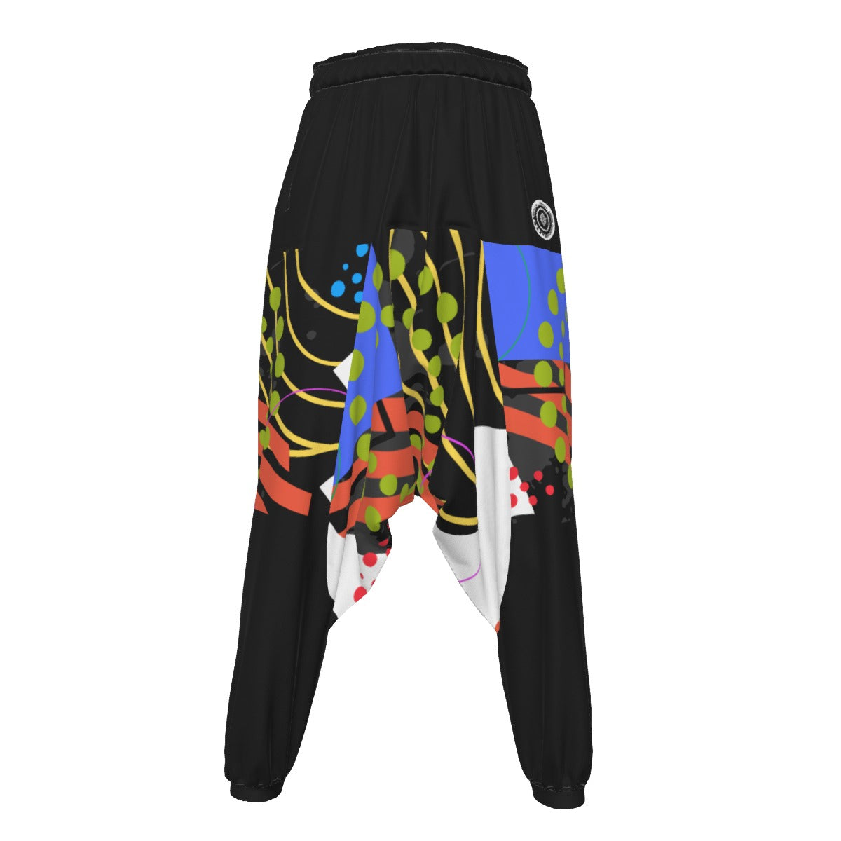 She'va Men's Loose Drop the Mike Trousers (DOTS/black)