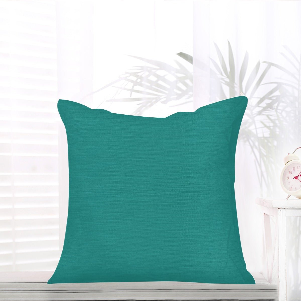 FASHION Collection THROW Pillow Cover TEAL/NO INSERT art by c.c