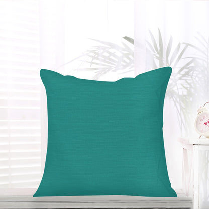 FASHION Collection THROW Pillow Cover TEAL/NO INSERT art by c.c