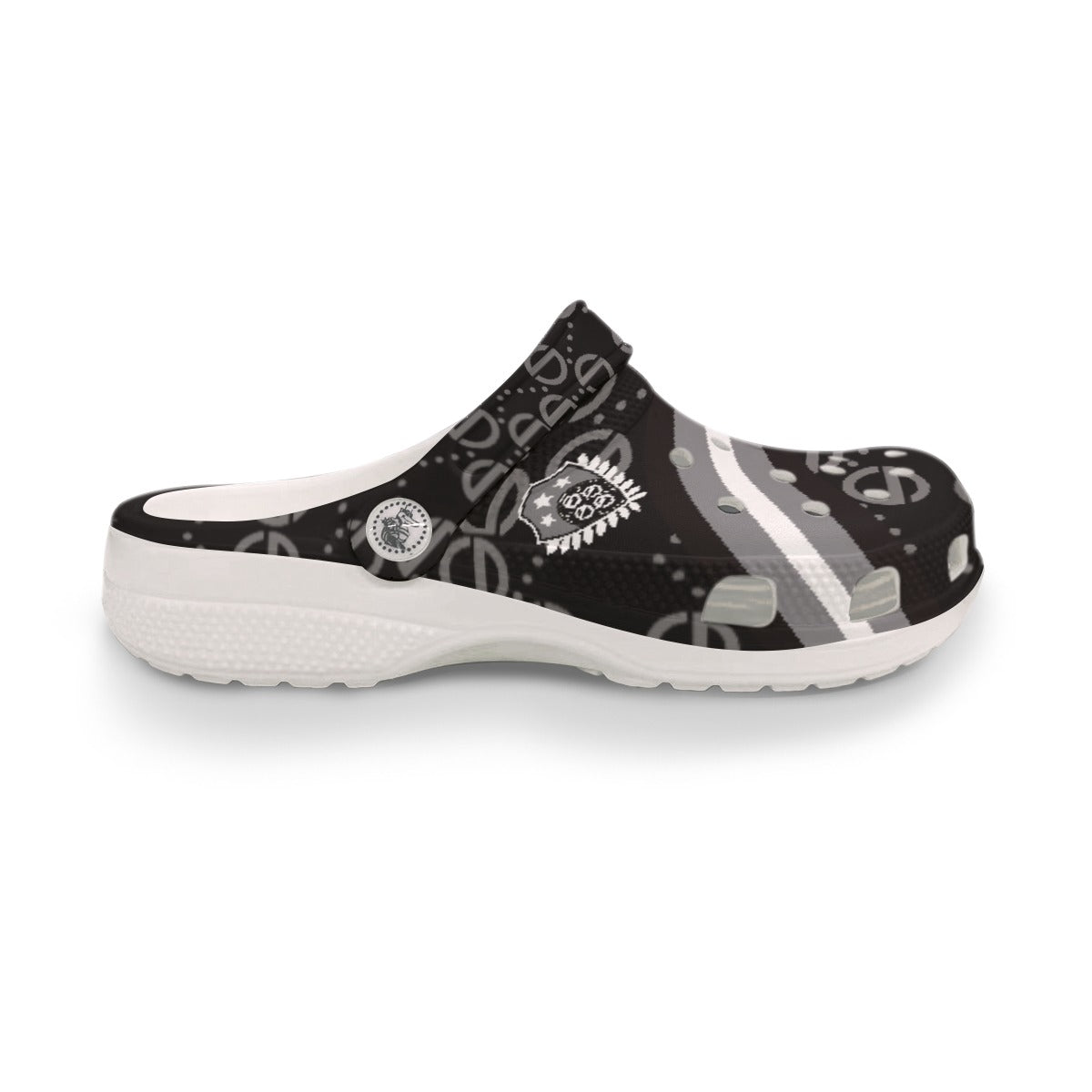 She'va HIS ILIVE Clogs (SIG/black/white)