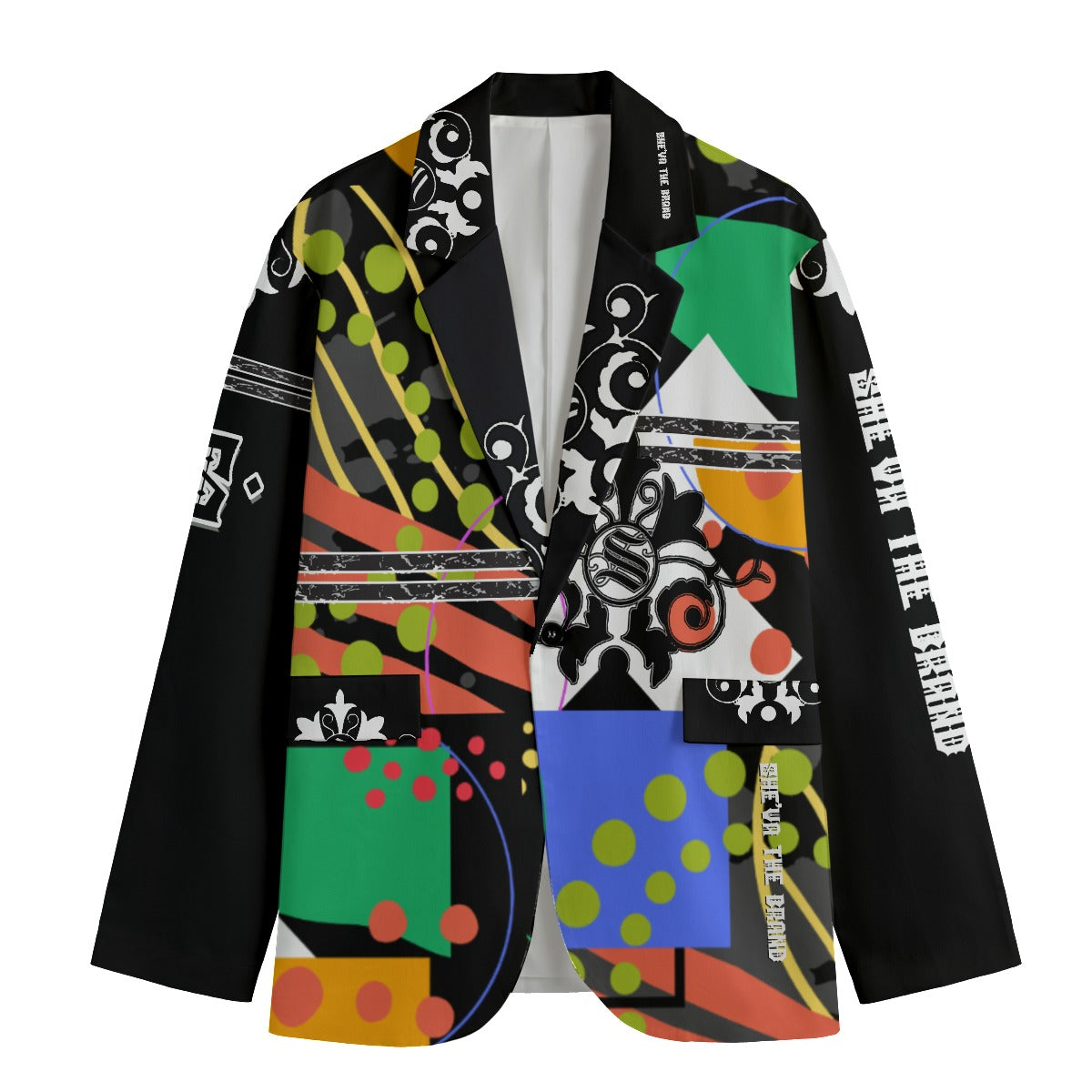 She'va Obnoxious Unisex Flat Lapel Collar (POP*Off Blazer ) DOT (2)