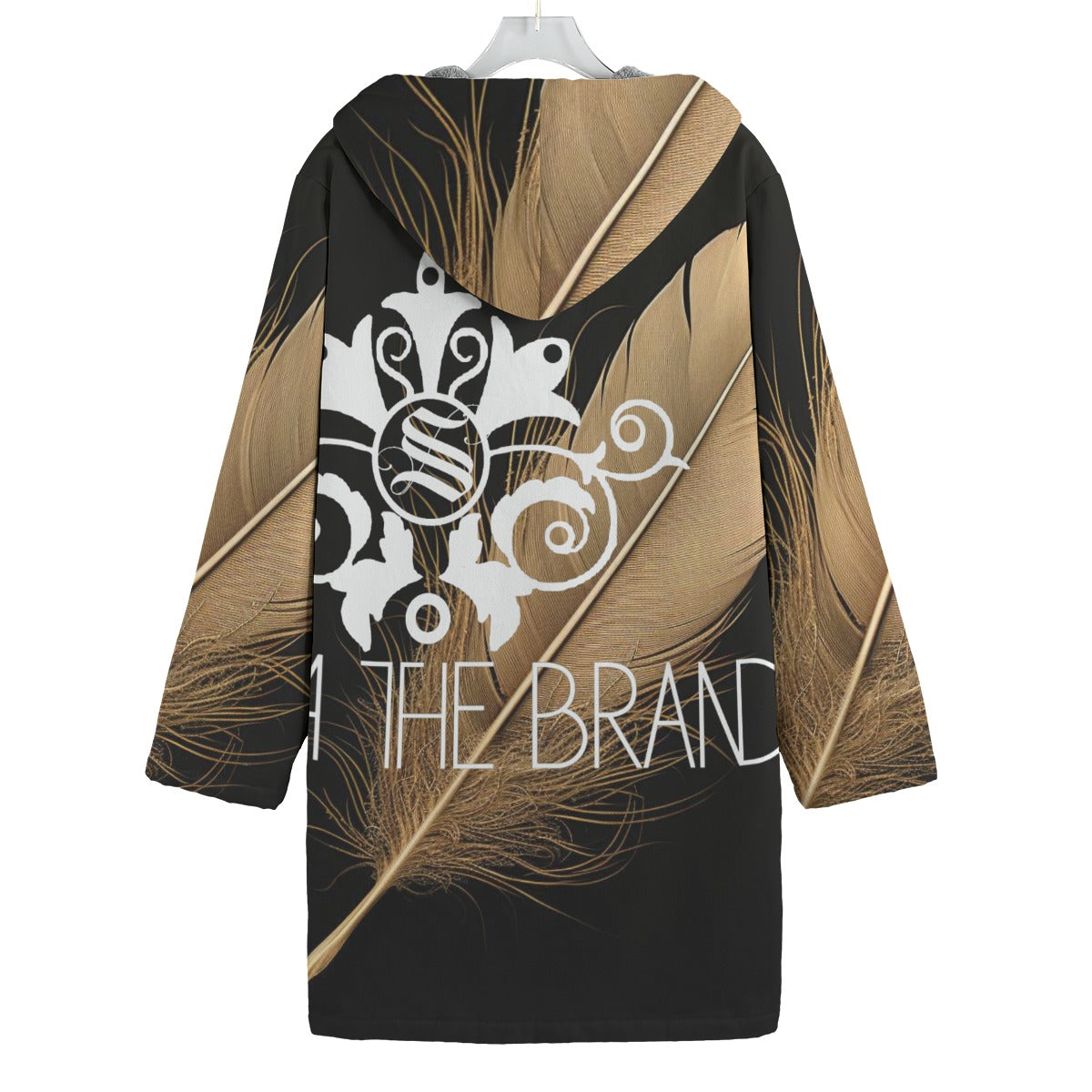 She'va Hooded Canvas Button Fleece Coat