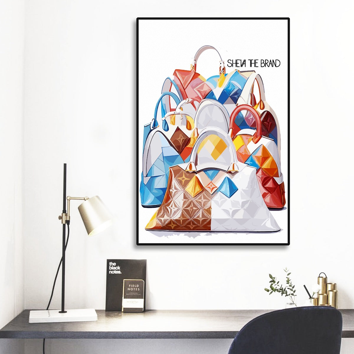 She'va Black Frame Mural Art HB 2