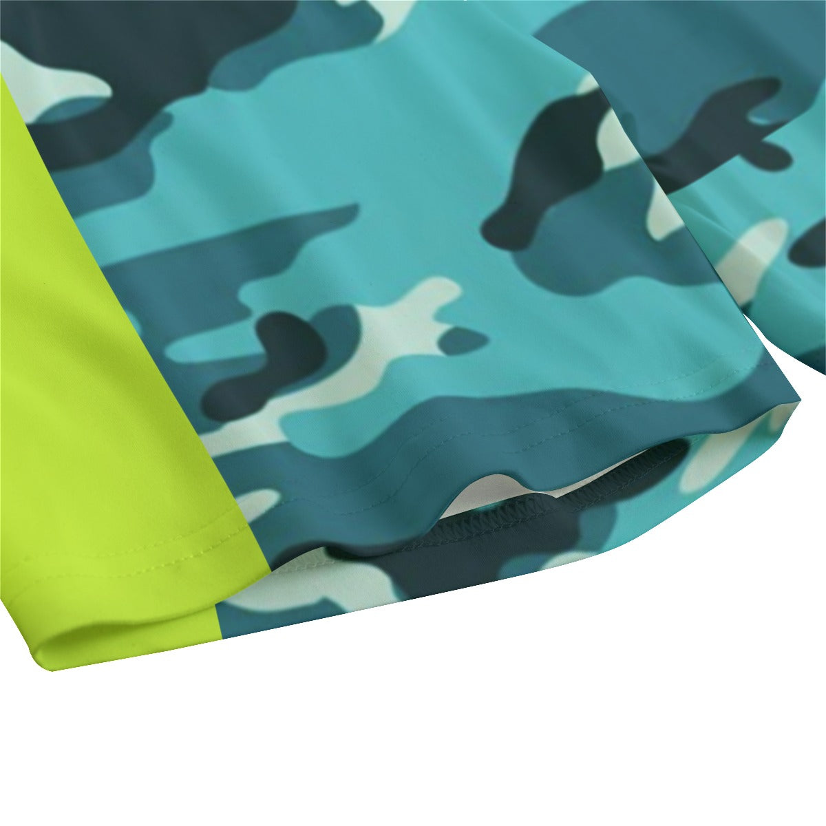 She'va Women's Yoga 2pc. Top and Shorts (lime/camo)