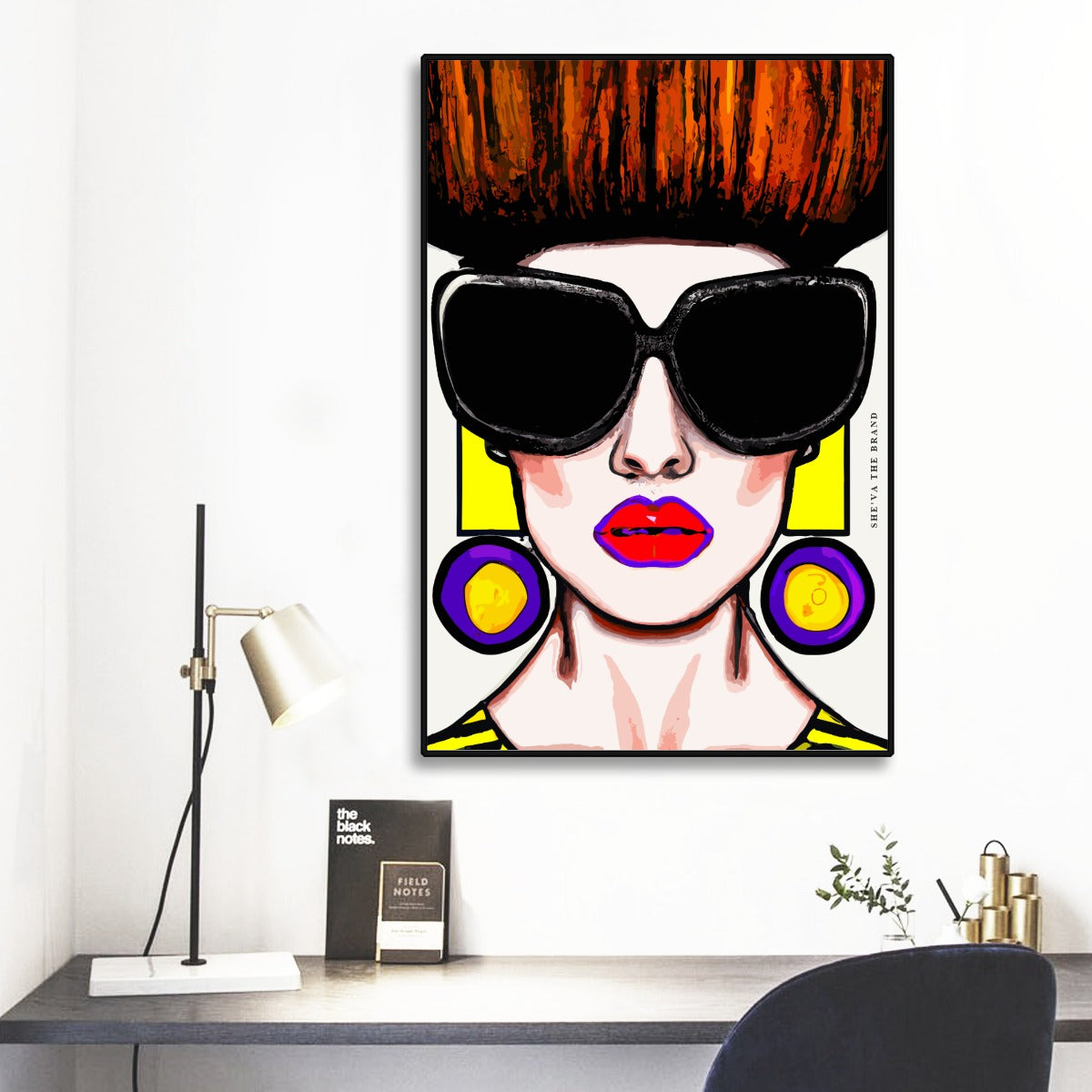 Fashion Collection Framed Art By C.C. #001