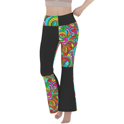 She'va Women's Flare Yoga Pants (col/blk)