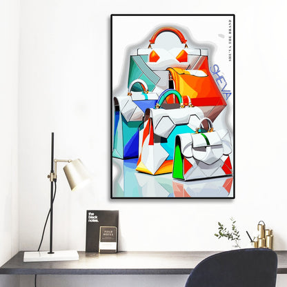 She'va Black Frame Mural Art HB 3