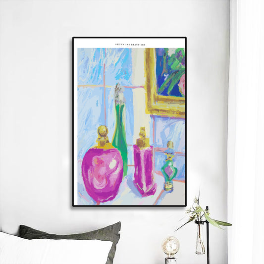 She'va Black Frame Mural Art Fragrance 1