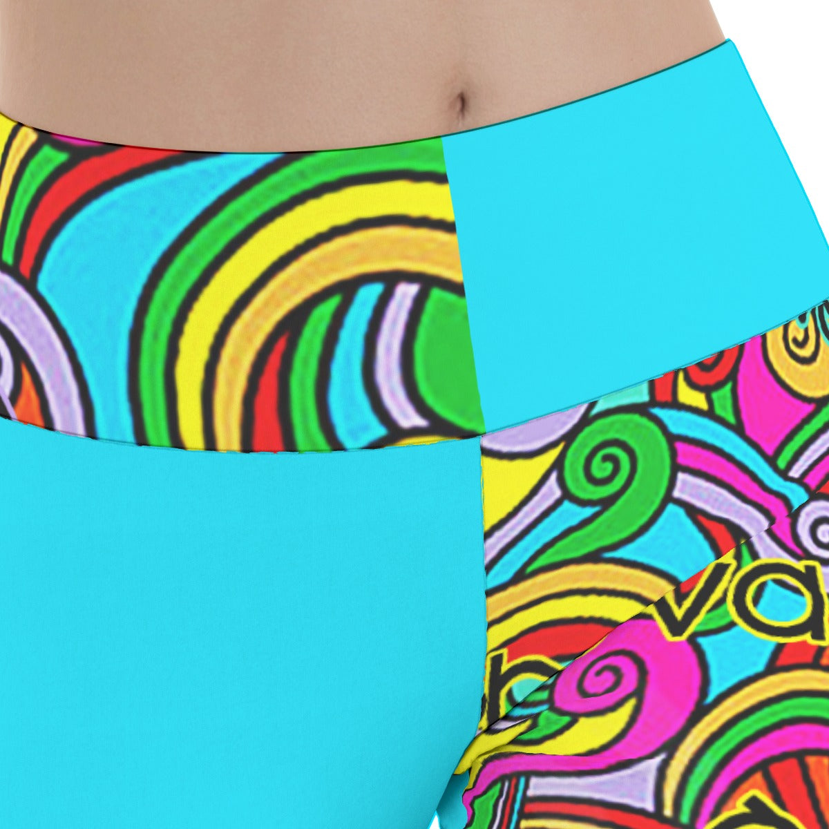 She'va  Women's Flare Yoga Pants (col/tur)